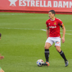 Jesús Rueda, durant el Nàstic-Cornellà disputat aquesta temporada al Nou Estadi.