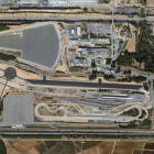Vista aérea dell circuito de la empresa Idiada en la Episcopal del Pênedès.