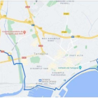 Mapa del recorrido de la Volta en Tarragona.