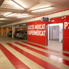 Imagen del aparcamiento que hay debajo del Mercat Central.