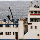 Imatge d'un dels vaixells on es transporten els animals.