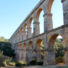 Plano general del acueducto de las Ferreres de Tarragona, conocida como Pont del Diable.