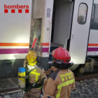 El incendio se ha declarado en una caja eléctrica en el exterior de un vagón.