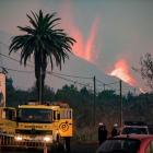 Imagen de la erupción.