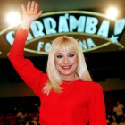 Imatge d'arxiu de Raffaella Carrà de l'any 1998 quan presentava un 'show' a la televisió italiana.