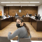 Una imatge del fotoperiodista Albert Garcia durant el seu judici a la Ciutat de la Justícia.
