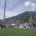 El FC Andorra en un entrenamiento.