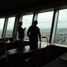 Vistas desde la Torre de Televisión de Berlín.