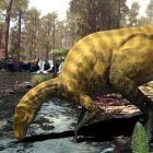 Reconstrucción del aspecto del dinosaurio de Portell.