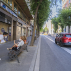Imatge del carrer Canyelles, que es transformarà en una zona exclusivament de vianants.