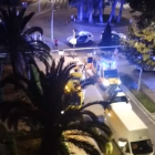 Captura del vídeo de un vecino de la zona, después del altercado.