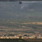 Imatge de la càmera que ha detectat el foc des de Montblanc.