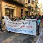Imatge de la manifestació de l'agrupació Fent Camí.