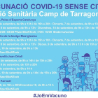 Imagen de los puntos de vacunación sin cita previa del Camp de Tarragona.