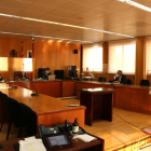 La sala de la sección 2.ª de la Audiencia de Tarragona durante el primer día de juicio.