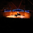 El pianista, Javier Perianes, durant la seva actuació al concert inaugural del 40a edició del Festival Internacional de Música Pau Casals.
