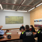 Reunión de policía local y mossos|mozos en Ulldecona.