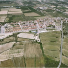 Vista aérea del muniicpi de Perafort.