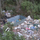 Punt d'abocament il·legal a la zona del Llorito, el mes de juliol passat.