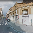 Una imagen de la calle Llarg de Sant Vicent, donde se ubica el centro de culto.