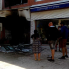 Imagen del establecimiento quemado.