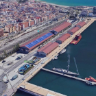 Imatge del projecte de les plaques fotovoltaiques al Port de Tarragona.