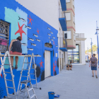 Tres nous murals al Serrallo rememoren la història del barri de Tarragona