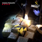Imatge de la droga intervinguda durant l'operatiu per desmantellar un grup criminal que traficava amb drogues a Valls, El Vendrell i Reus.