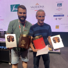 Yan Duytsche i Rafael Aguilera, guardonats amb el premi.