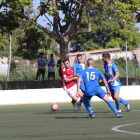 Fran Carbia, durant el partit contra La Cava (0-5).