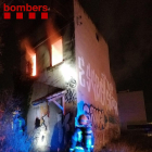 Crema la casa abandonada de l'avinguda Andorra de Tarragona