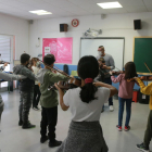 Un aula de la escuela Rubió y Oros de Reus, que a partir de este curso participa en el proyecto Magneto y se alía con el Centro de Lectura de Reus para potenciar las disciplinas artísticas.