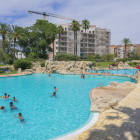 Imagen de las instalaciones de las piscinas municipales del parque de los Capellans el pasado 25 de julio.