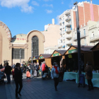La plaça Corsini de Tarragona, on se celebra la 21a Fira de l'Oli Nou de la DOP Siurana.