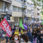 Centenares de personas recorrieron la Rambla Nova de Tarragona contra el llamado Decreto Iceta.