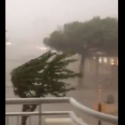 Una tormenta pasa por Tarragona y deja fuertes lluvias y granizo