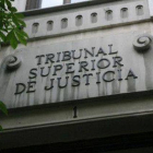 Fachada del Tribunal Superior de Justicia de Madrid.