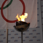 Imatge d'arxiu de la flama de l'Olimpíada Escolar de Reus.