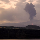Imatge de l'erupció aquest matí.