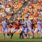 El partido contra los azulgrana de la primera vuelta fue uno de los más completos del Nàstic.