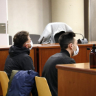 Imagen de los acusados durante el juicio.