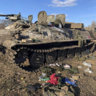 Imagen de un tanque ruso.