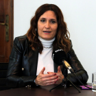 La consellera de la Presidencia, Laura Vilagrà, durante una entrevista con la ACN en su despacho.