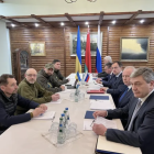 Tercer encuentro de la mesa de negociaciones entre Rusia y Ucrania.