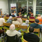 Un concierto de ResidenciArt en una residencia de personas mayores, el año pasado.