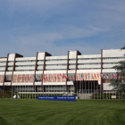 Exterior de l'edifici del Consell d'Europa, situat a Estrasburg.