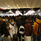Multitud de estudiantes en el 22º Espacio del Estudiante en Valls.