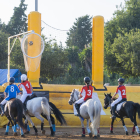 El 'Horseball' se un deporte creado en Francia el siglo XX, que combina el baloncesto, el rugby y el polo.
