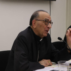 El Cardenal Arzobispo de Barcelona y presidente de Cáritas Diocesana, Joan Josep Omella.