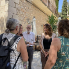 Laura Vilagrà va visitar diversos municipis del Priorat.